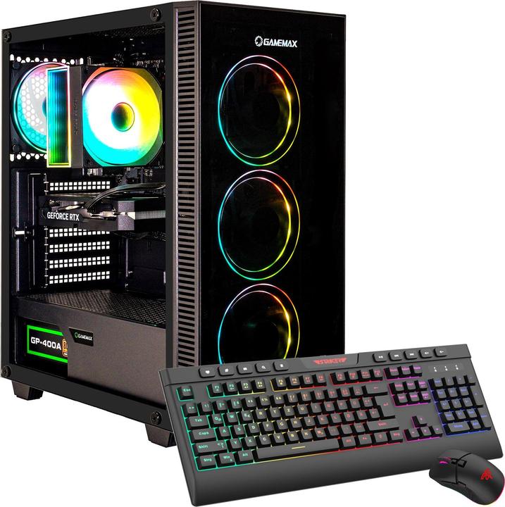 Hyrican GAMEMAX Draco XD 7708 Ryzen 5 7500F 32GB DDR5 1TB SSD RTX 5070 (AMD Ryzen 5 7500F, 40 GB, 1000 GB, GeForce RTX 5070)