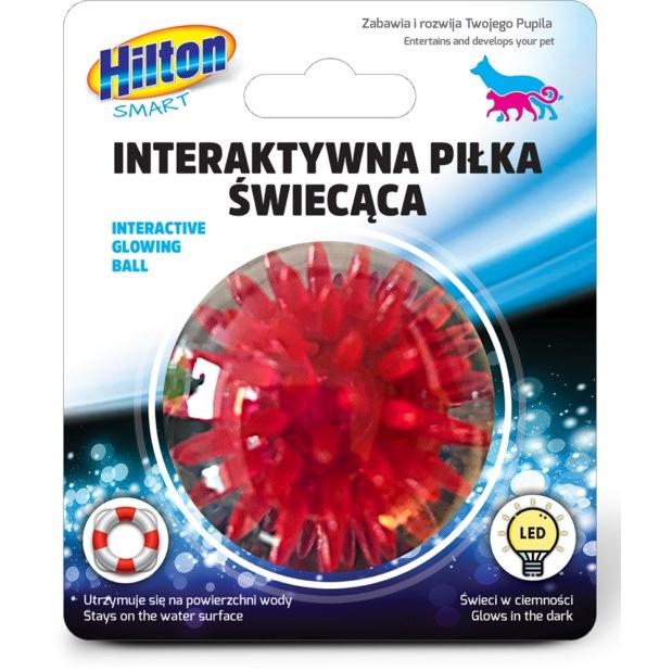 Hilton Smart Interaktywna Piłka Świecąca 5cm dla kota/psa (Beschäftigungsspielzeug), Hundespielzeug