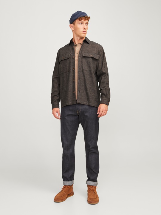 Image du produit Jack & Jones Jprraymond Melange Solid Ls Overshirt Sn (S)