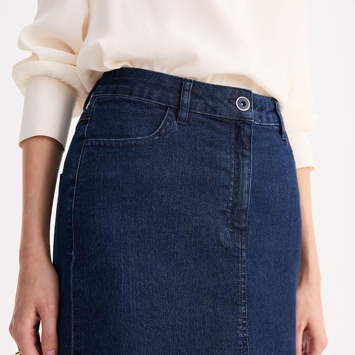 Image du produit Anne Weyburn Jupe en jean en denim stretch (44)