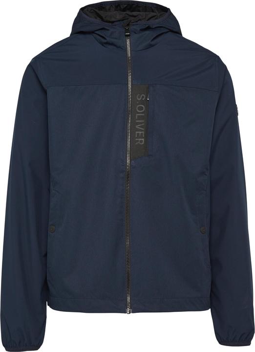 Actual product image S.Oliver Outdoor-Jacke Sportive Jacke mit Kapuze und Logo-Details (XL)