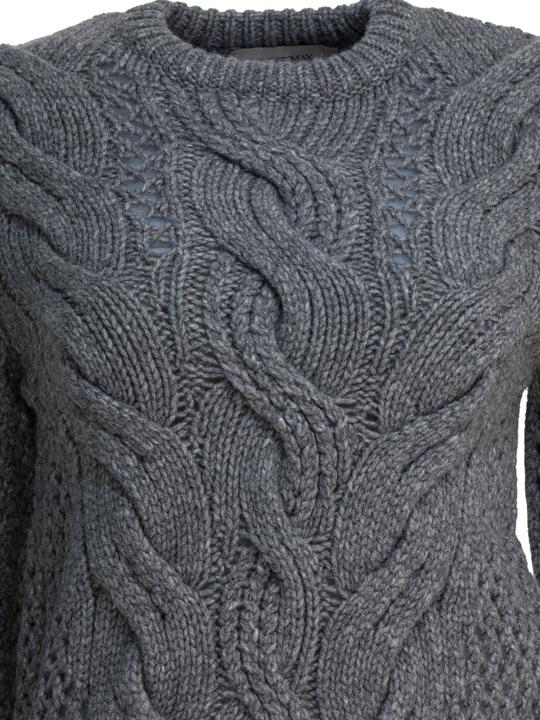 Produktbild Max Mara Wool-blend crewneck sweater with braids (S)