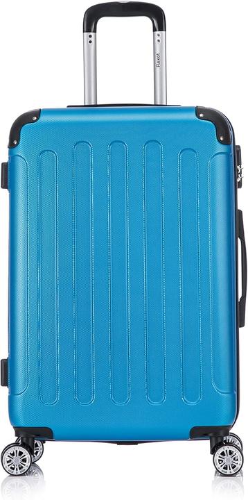 Flexot Flex-2045 Hartschalen-Reisekoffer mit Zwillingsrollen (70 l)