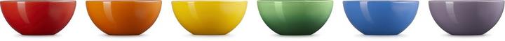 Actual product image Le Creuset Set 6 snack bowls rainbow