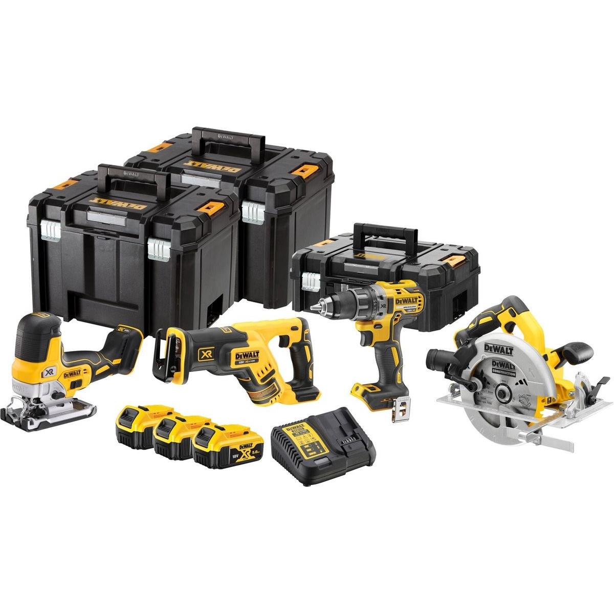 DeWalt, Set di utensili elettrici, DCK480P3T-QW XR combopack 18V Li-ion