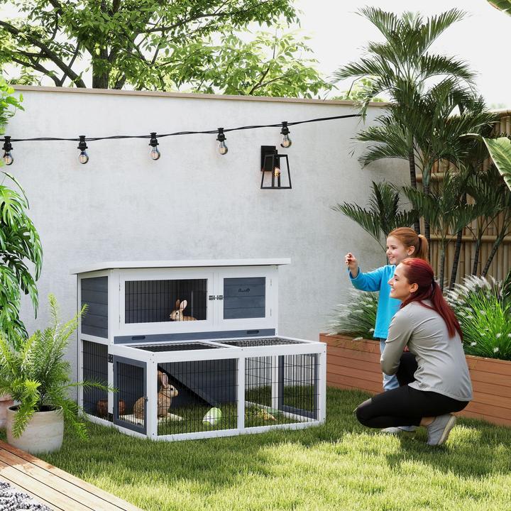 Produktbild PawHut Kaninchenstall