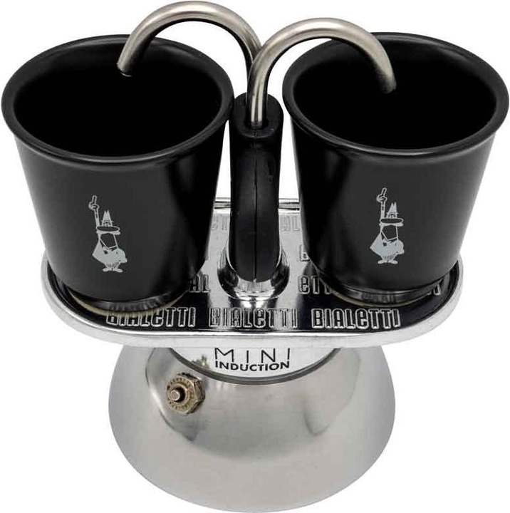 Actual product image Bialetti Mini Express Induction + 2 Mugs (2 T.)