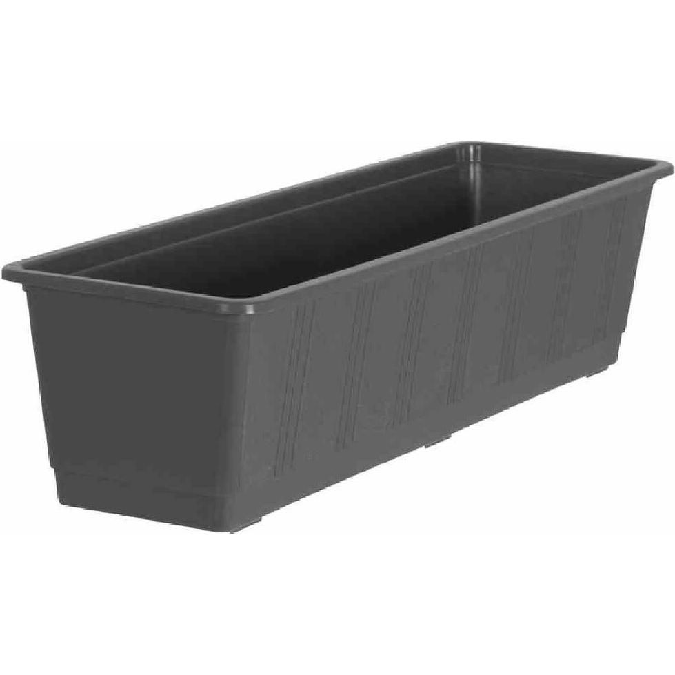 Geli, Blumentopf, Blumenkasten Standard Kunststoff 60x17x14 cm anthrazit (17.50 cm)