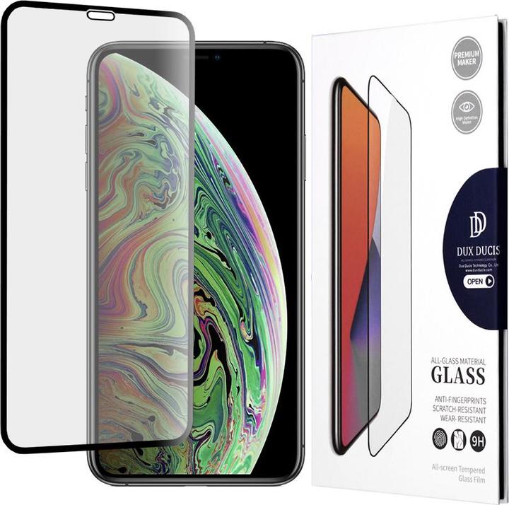 Dux Ducis - Tempered Glass - iPhone X / iPhone XS / iPhone 11 Pro - Black (1 Stück, Apple iPhone XS, Apple iPhone 11 Pro, Apple iPhone X)