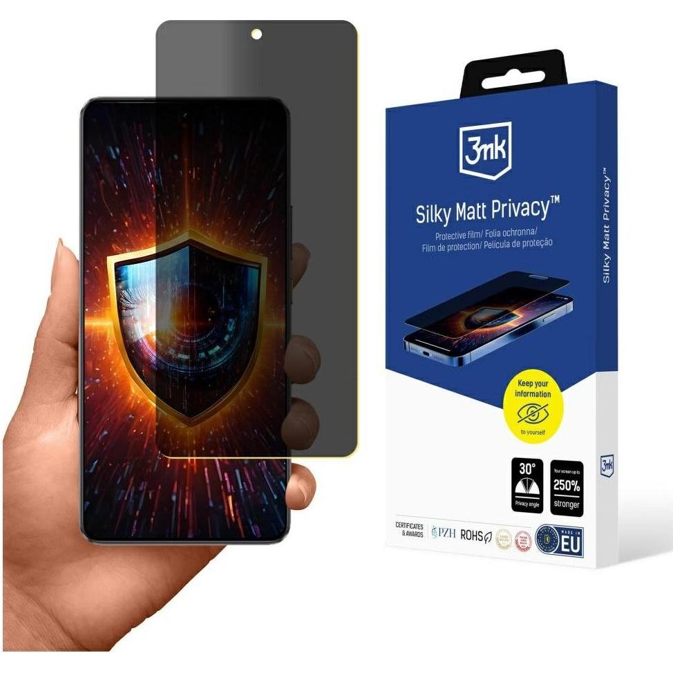 3MK Folia prywatyzująca Silky Matt Privacy do Realme GT 7T (Realme GT7), Pellicola protettiva smartphone