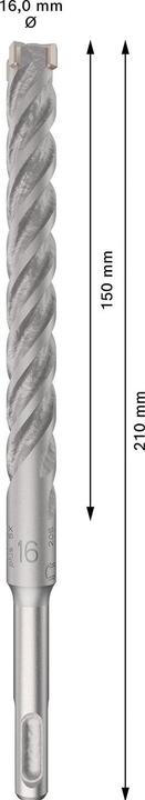 Productafbeelding Bosch Professional Zubehör SDS PLUS-5X 16X150X210MM 10PC (16 millimeter)