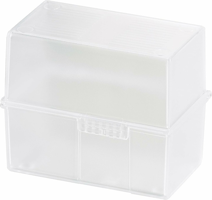 Actual product image Han Card index box A8 clear-translucent