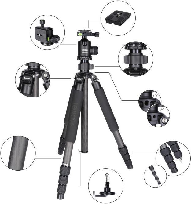 Produktbild Rollei Rock Solid Gamma Mark II (Carbon)