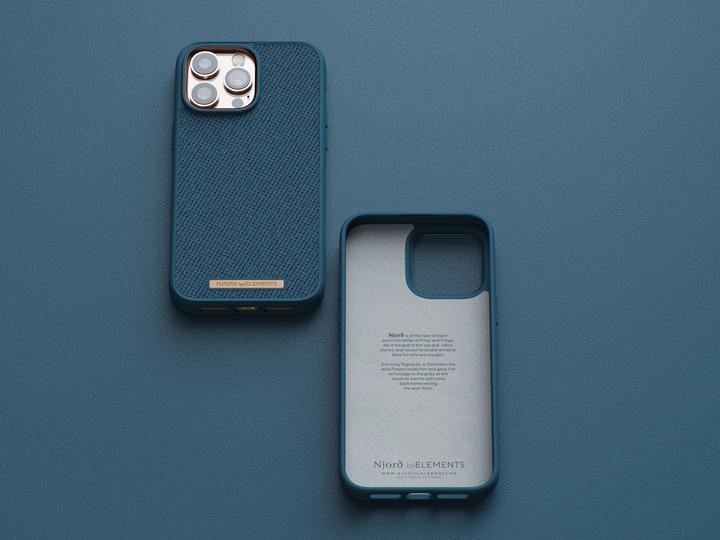 Njord Coque Tonal Cover Per IPhone 14 - Colore Deep Sea, Custodia Protettiva