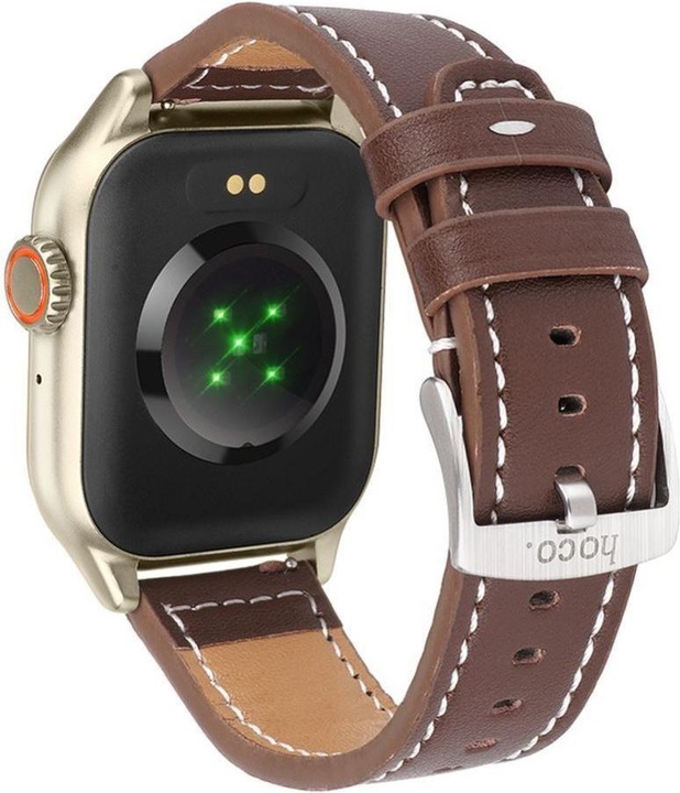 Produktbild Hoco Kopfhörer mit Mikrofon Smartwatch mit Anruffunktion Y17 gold