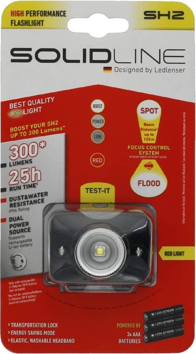 Produktbild Ledlenser SH2 Taschenlampe Stirnband-Taschenlampe (200 lm)