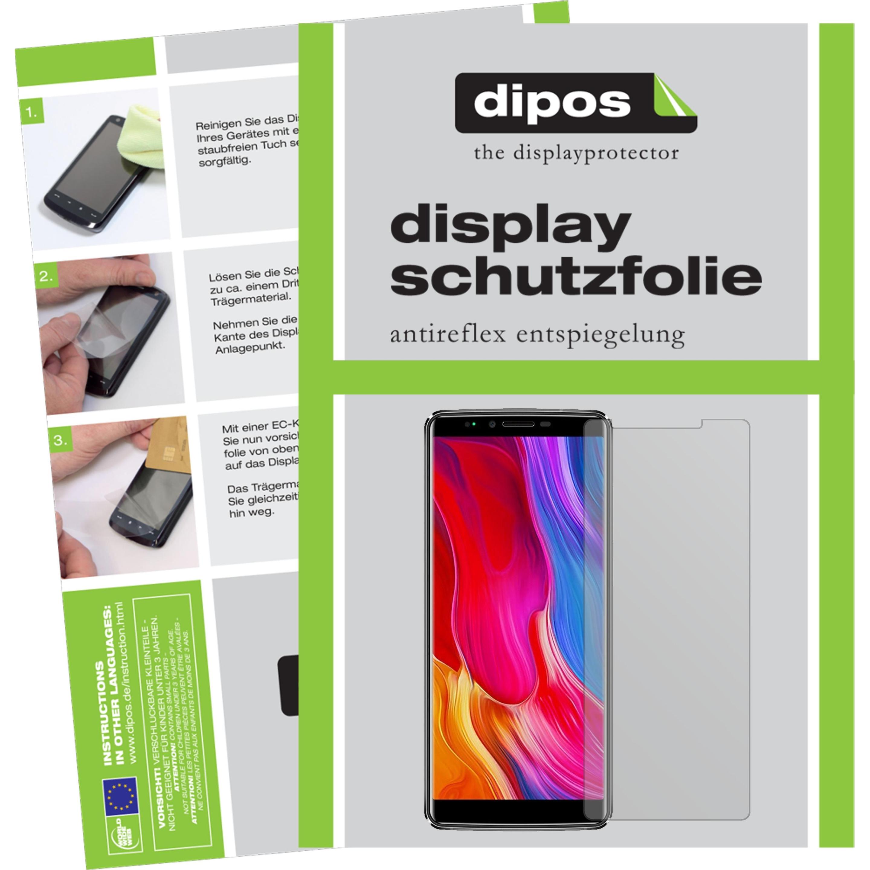 Dipos Displayschutzfolie Antireflex (1 Stück, LG K8), Smartphone Schutzfolie, Transparent