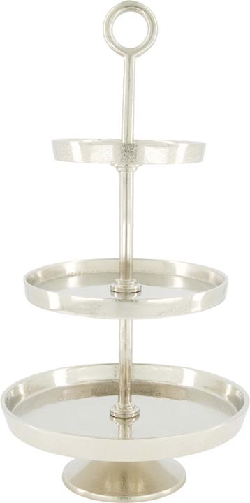 Immagine prodotto Decofinder Alluminio Laax, 3 pezzi, argento H: 49 cm