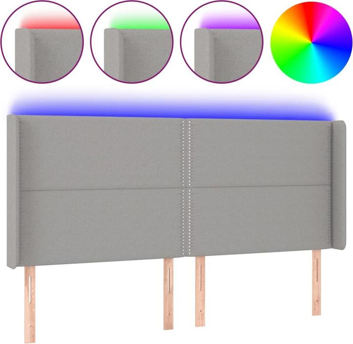 Produktbild vidaXL LED Kopfteil (183 x 16 x 128 cm)