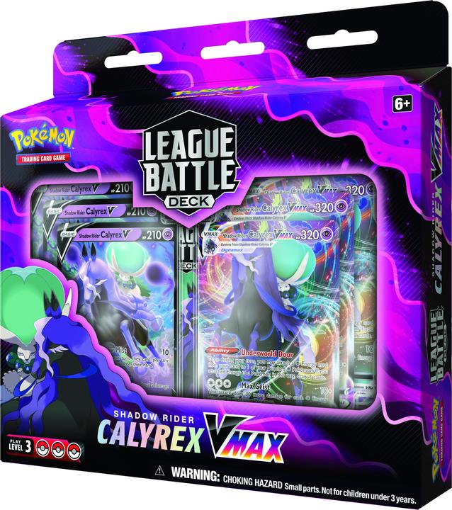 Immagine prodotto Pokémon TCG - Battaglia di Lega Calyrex VMAX Q2 - Cavaliere d'Ombra (Inglese, Ponte)