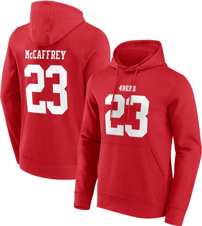 Actual product image Fanatics NFL San Francisco 49ers Hoody #23 Christian McCaffrey - M (M)
