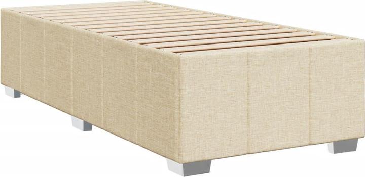 Actual product image vidaXL Bo x springbett mit Matratze 200 x 200 cm Stoff (200 x 200 cm)