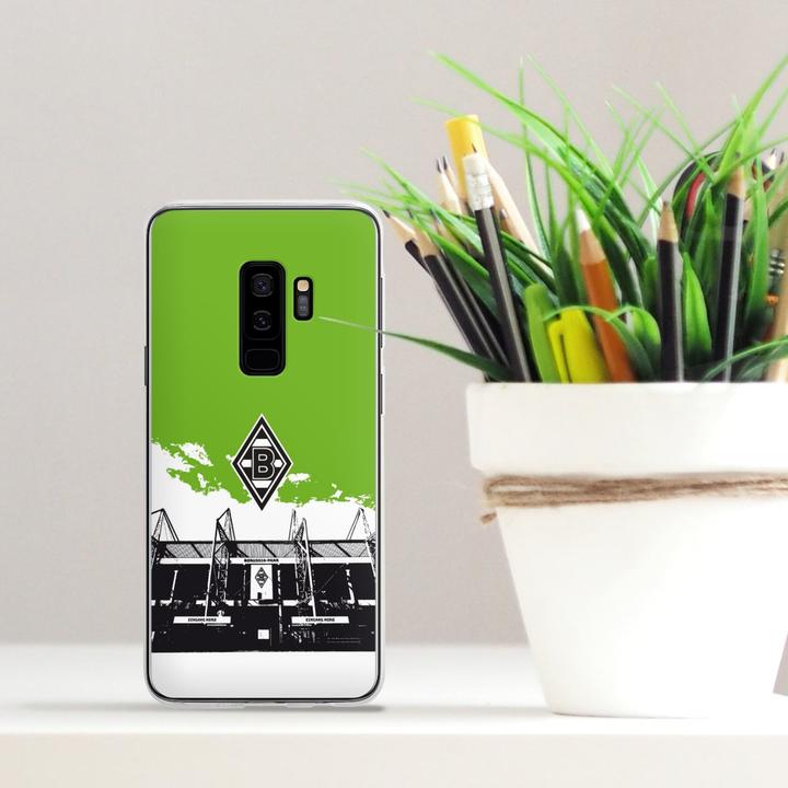 Produktbild DeinDesign Silikon Hülle für Samsung Galaxy S9 Plus Duos Handyhülle Case Smartphone Schutzhülle Borussia (Samsung Galaxy S9+)
