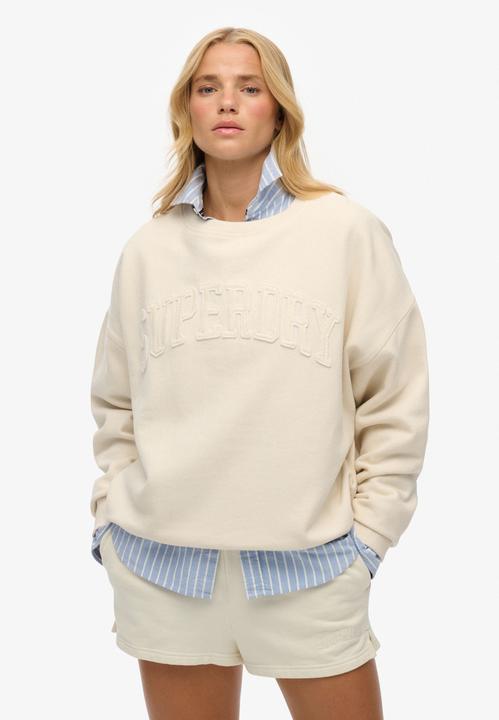 Image du produit Superdry Sweat à col rond et texte ton sur ton appliqué Athletic Essentials (12XL)