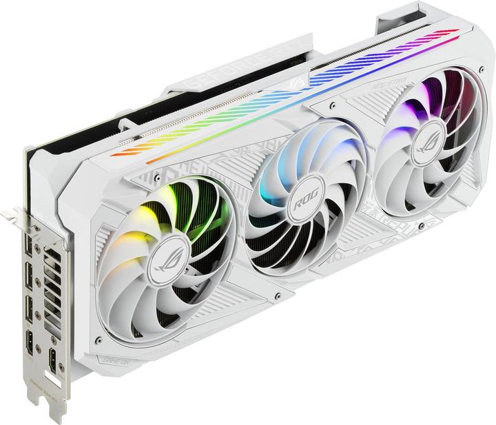 Produktbild ASUS GeForce ROG STRIX RTX 3080 O10G V2 WHITE (10 GB)