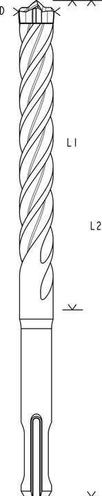 Actual product image Bosch Professional Zubehör SDS plus-7x (12 millimetres)
