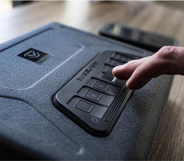 Actual product image Vaultek Mobiler Safe BARIKADE SERIES 2, covert black (biometrisch)