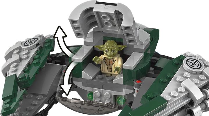 Actual product image LEGO Yoda's Jedi Starfighter (75168, LEGO Star Wars)