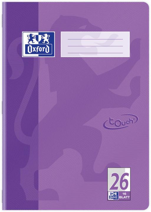 Actual product image Oxford Exercise book, A4, ruling 26 (A4, Checked, Hardcover)