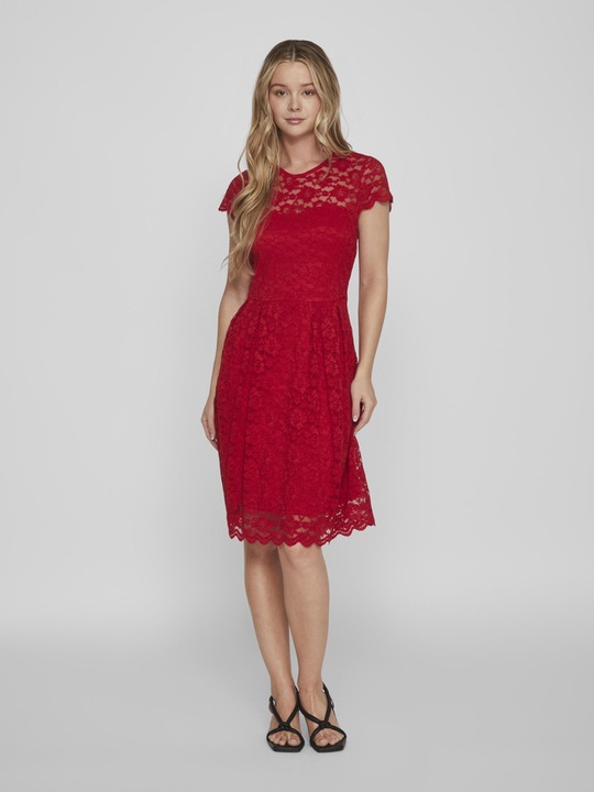Produktbild Vila Kurzärmeliges Spitzen- Partykleid (S)