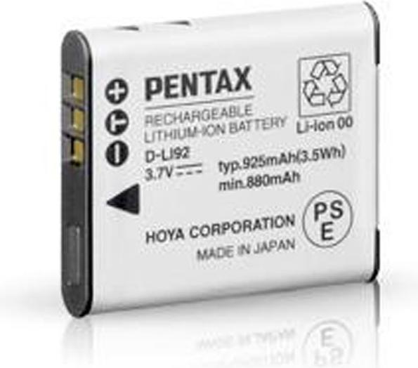 Image du produit Pentax Batterie Li-ion rechargeable D-LI92 (Batterie de l'appareil photo)