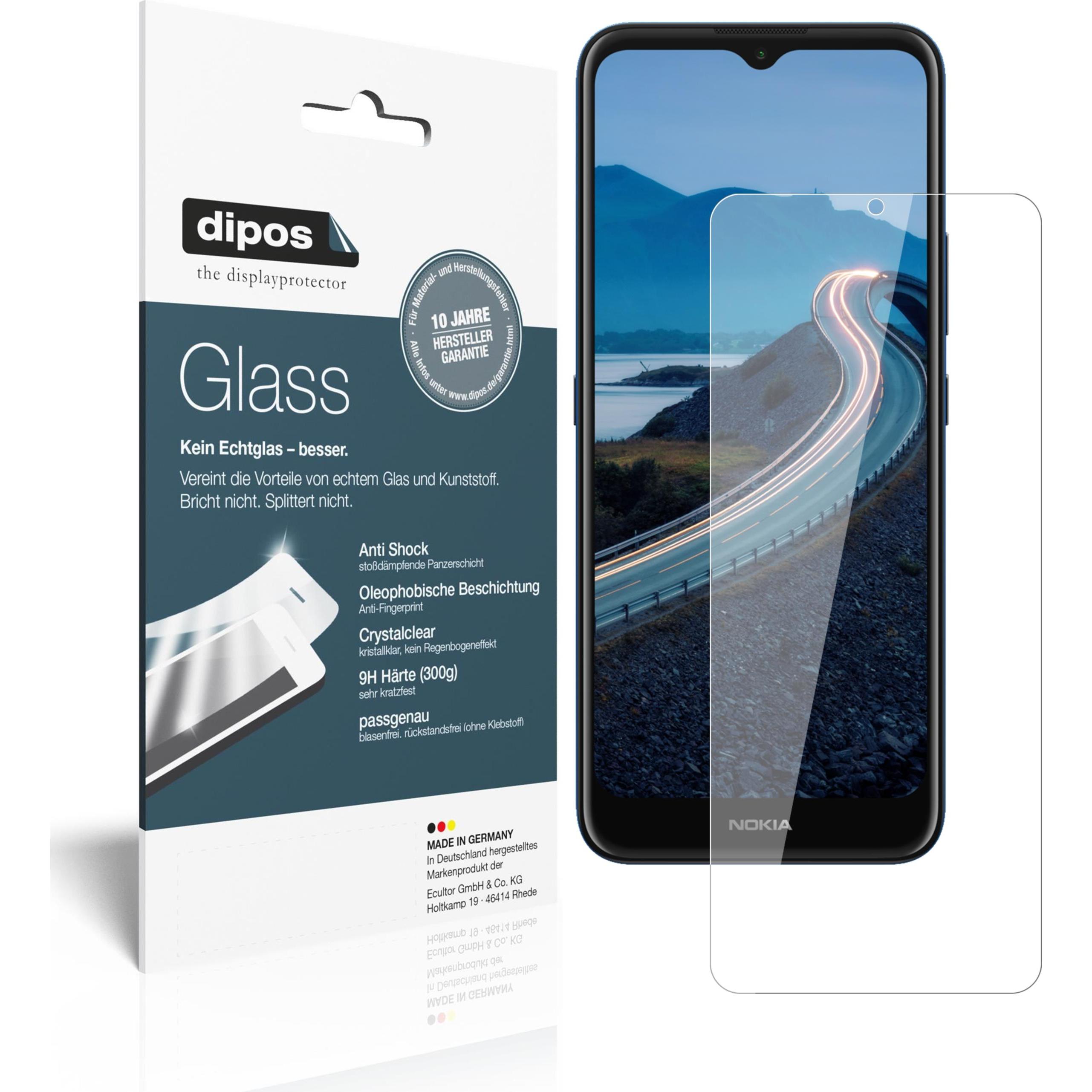 Dipos Displayschutz Anti-Shock (2 Stück, Nokia C5 Endi), Smartphone Schutzfolie, Transparent