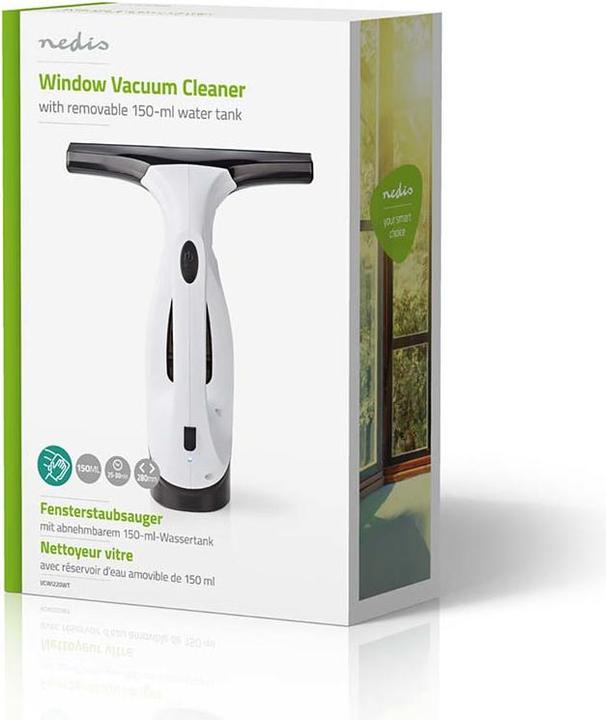 Image du produit Nedis aspirateur de fenêtre VCWI220WT Blanc