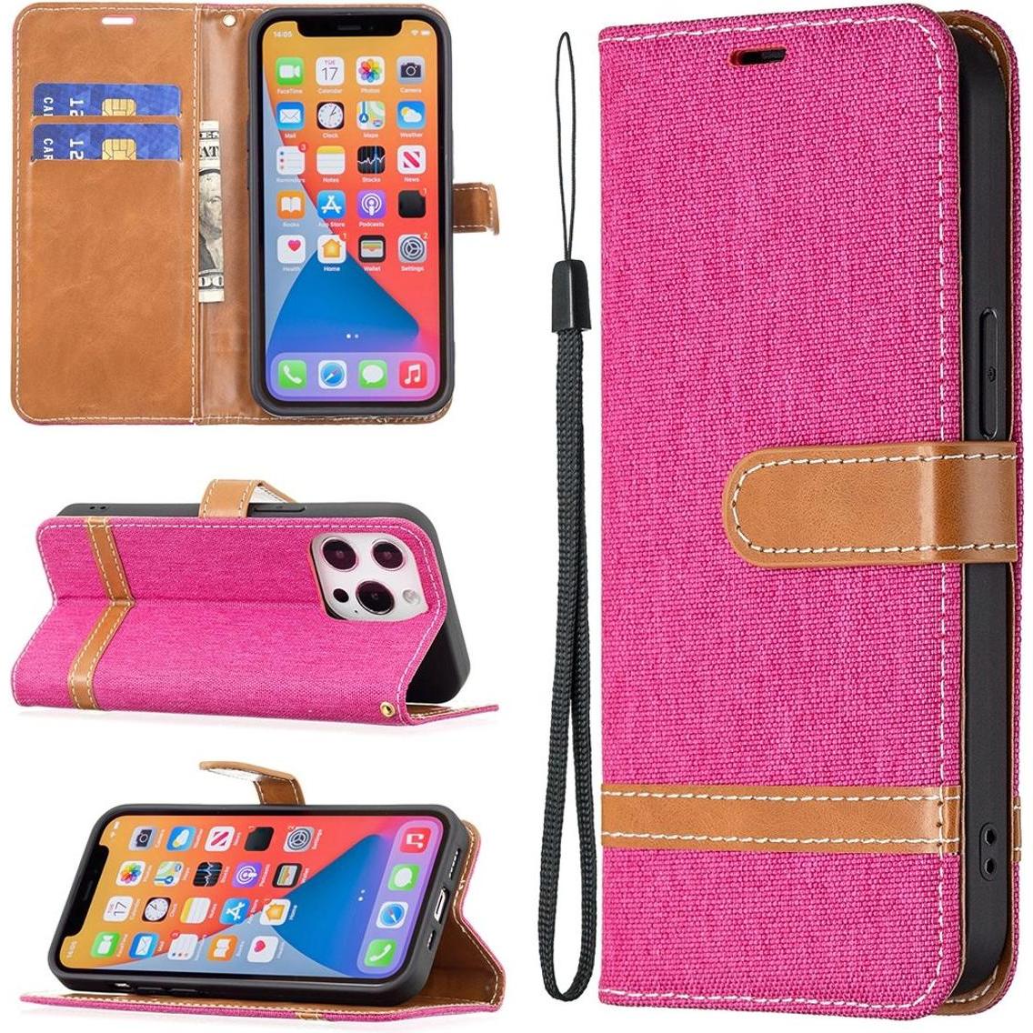 König Design Hülle Handy Schutz für Apple iPhone 13 mini Case Cover Tasche Etuis Bumper Rosa (Apple iPhone 13 mini), Sma...