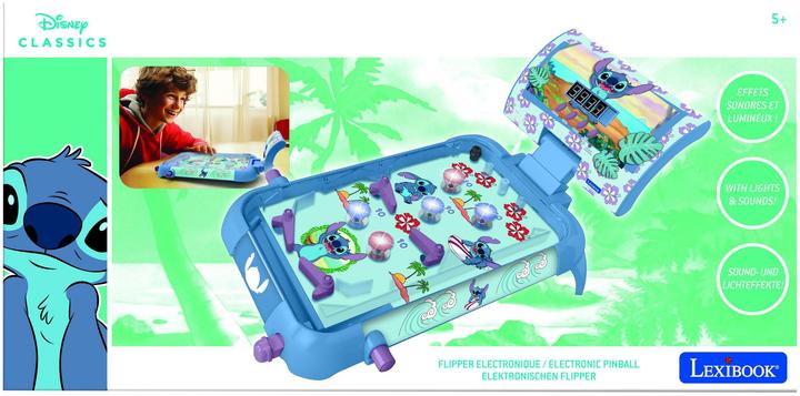 Immagine prodotto Lexibook Flipper elettronico Stitch con luci e suoni (JG610D) (Multilingue)