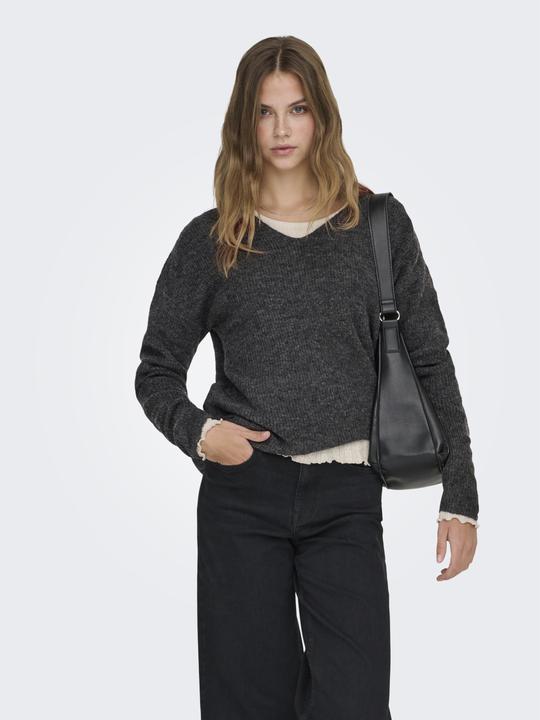 Immagine prodotto Only Maglia a maglia con scollo a V (M)