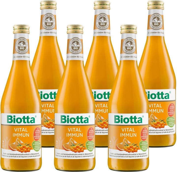Actual product image Biotta Vital immune (6 x 50 cl)
