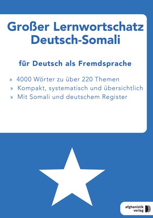 Produktbild Grosser Lernwortschatz Deutsch-Somali fu¨r Deutsch als Fremdsprache (Deutsch, Noor Nazrabi, 2016)