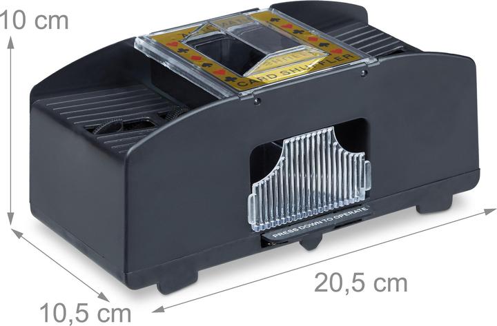 Actual product image Relaxdays Card shuffler 2 decks