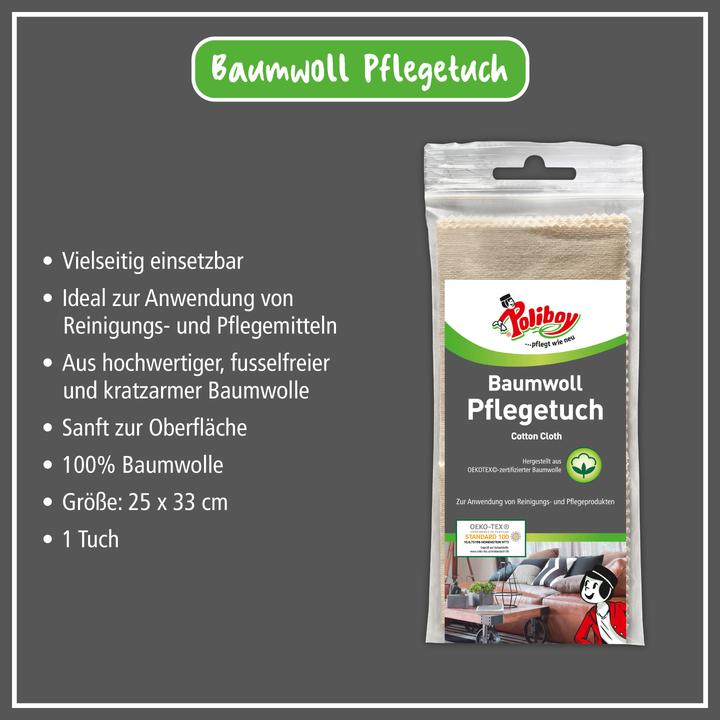 Produktbild Poliboy Arbeitsplatten Öl - 2x500ml - mit Baumwolltuch (1 l)