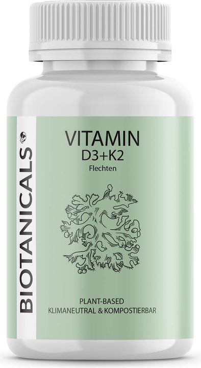 Biotanicals Vitamine D3 + K2 150 gélules (150 pcs, Capsules, 86 g)