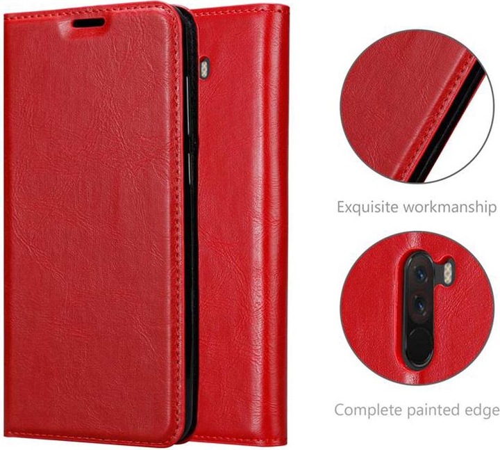 Actual product image Cadorabo Book Invisible Magnet Cover (Xiaomi Pocophone F1)