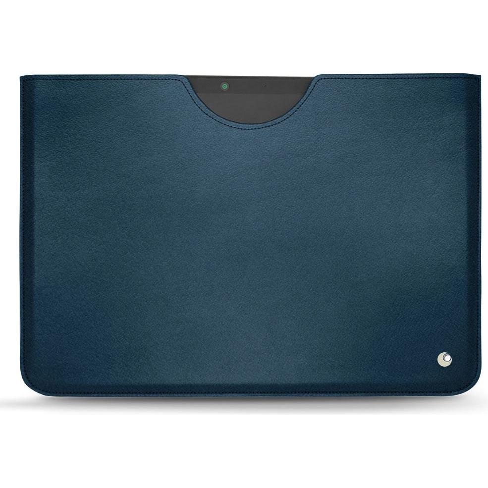 Noreve Lederschutzhülle (Microsoft Surface Pro X), Tablet Hülle, Blau