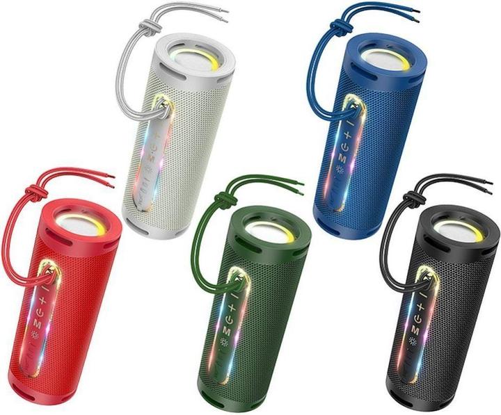 Actual product image Hoco - Wireless Speaker Dazzling pulse (HC9) - with Ambient Light, Bluetooth 5.1, 10W - Black (5 h)