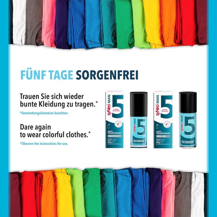 Immagine prodotto syNeo 5 MAN Antitranspirant Roll-On (Roll-on, 50 ml)