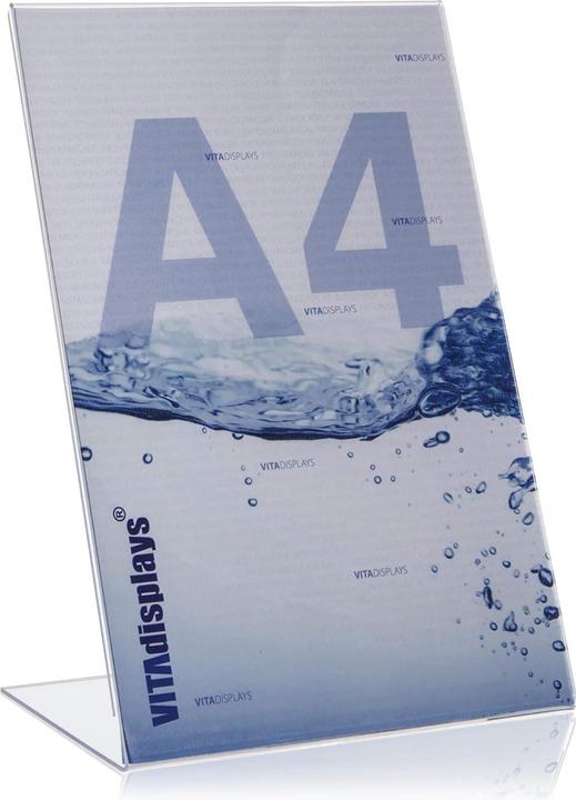 VitaDisplays Plexiglas L Stand (A4)